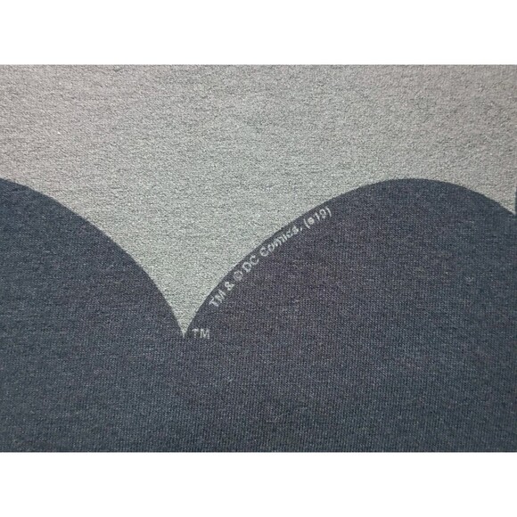 Y2K DC Comics Batman T-Shirt Men's 3XL Black Short Sleeve - Picture 3 of 7